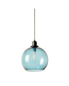 Laurel Branch Pendant Light Suspended From One Plain Cable - Blue (synthetic illustration; no displayed measurements)