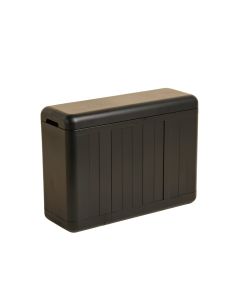 Hill Brook Narrow Outdoor Storage Bench - Black (synthetic illustration; no displayed measurements)