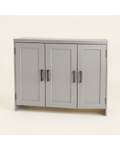 Carlson 3 Door Apothecary Accent Cabinet (synthetic illustration; no displayed measurements)