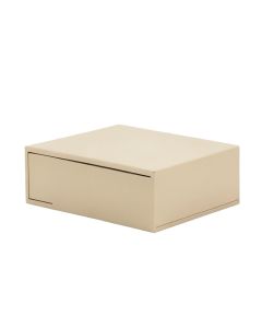 Olive Bend Desktop Monitor Riser - Beige (synthetic illustration; no displayed measurements)