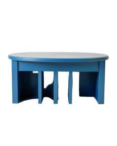 Lake Branch Shoe Storage Bench - Blue