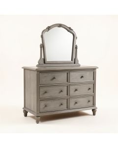 Kennison 7 Drawer Double Dresser With Mirror (synthetic illustration; no displayed measurements)