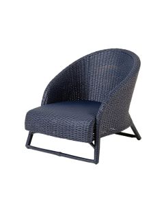 Vale Bend Outdoor Lounge Chair - Navy (synthetic illustration; no displayed measurements)