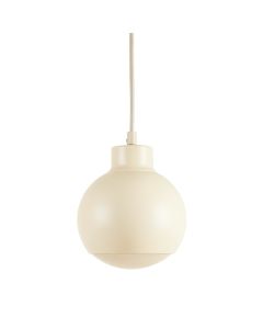 Holly Bluff Pendant Light Suspended From One Plain Cable - Cream (synthetic illustration; no displayed measurements)