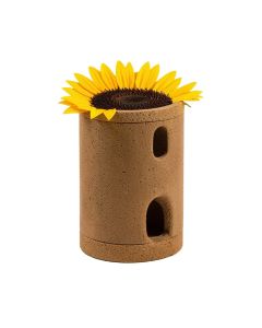 Ebron Sunflower Birdbath