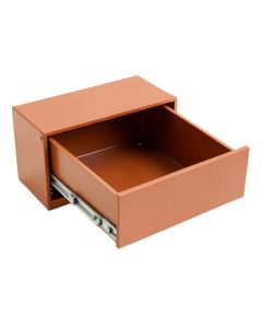 Clay Crest Under-Desk Drawer Unit - Terracotta (synthetic illustration; no displayed measurements)