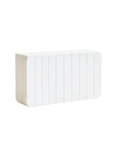 Field Branch Narrow Outdoor Storage Bench - White (synthetic illustration; no displayed measurements)