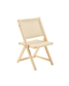 Summit Bend Folding Outdoor Chair - Ivory