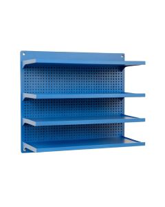 Cedar Canyon Empty Wall-Mounted Tool Organizer Panel - Blue (synthetic illustration; no displayed measurements)