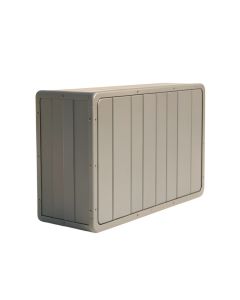 Birch Dale Narrow Outdoor Storage Bench - Gray (synthetic illustration; no displayed measurements)