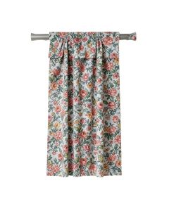 Kensington 100 % Cotton Floral Room Darkening Rod Pocket Single Curtain Panel (synthetic illustration; no displayed measurements)