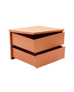 Flint Brook Small-Parts Storage Drawer Cabinet - Terracotta