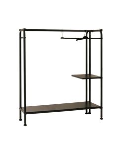 River Bridge Empty Garment Rack - Black