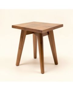 Jonina Solid Wood Tray Top 4 Leg End Table (synthetic illustration; no displayed measurements)
