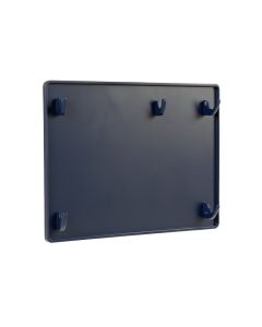 Hazel Branch Empty Wall-Mounted Tool Organizer Panel - Navy (synthetic illustration; no displayed measurements)