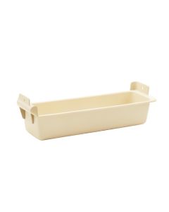 Summit Branch Empty Railing Planter With Integral Brackets - Ivory (synthetic illustration; no displayed measurements)