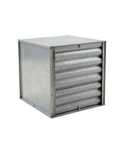 64 '' X 35 '' Galvanized Steel Log Store (synthetic illustration; no displayed measurements)