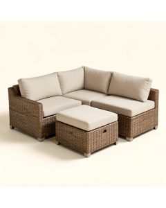Halcott Patio Sectional With Cushions (synthetic illustration; no displayed measurements)