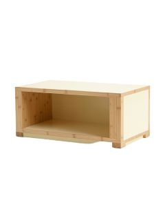 Elm Bend Shoe Storage Bench - Cream (synthetic illustration; no displayed measurements)