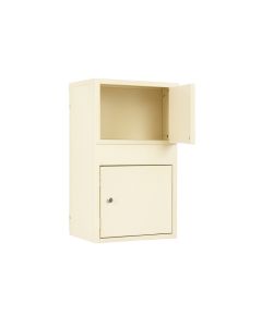 Clay Canyon Wall-Mounted Entry Cabinet - Cream (synthetic illustration; no displayed measurements)
