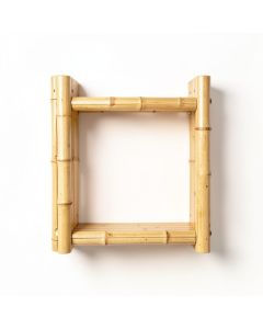 Arquette Bamboo 18 '' W X 35 '' H X 12 '' D Wall Mounted Bathroom Shelves (synthetic illustration; no displayed measurements)