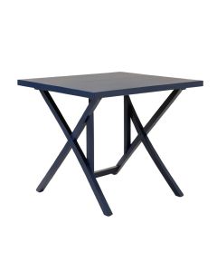 Oak Arc Patio Table - Navy