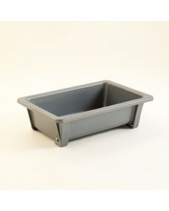 Brook Canyon Empty Railing Planter With Integral Brackets - Gray (synthetic illustration; no displayed measurements)