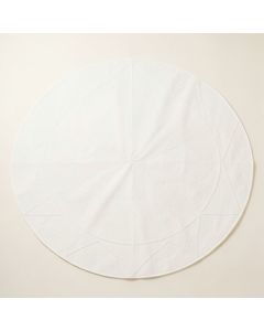 Rowan Bridge Round Area Rug - White (synthetic illustration; no displayed measurements)