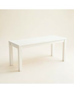Wren Dell Indoor Bench - White (synthetic illustration; no displayed measurements)