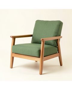 Moss Bridge Upholstered Armchair - Green (synthetic illustration; no displayed measurements)
