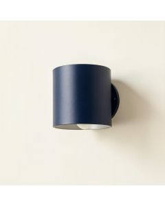 Slate Canyon Wall Sconce Mounted On A Plain Wall - Navy (synthetic illustration; no displayed measurements)