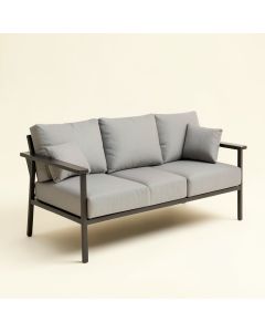 Vlachavas Outdoor Patio Sofa With Cushions (synthetic illustration; no displayed measurements)