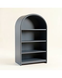 Olive Dell Freestanding Bookcase - Gray (synthetic illustration; no displayed measurements)
