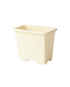 Summit Bluff Empty Raised Planter - Ivory (synthetic illustration; no displayed measurements)
