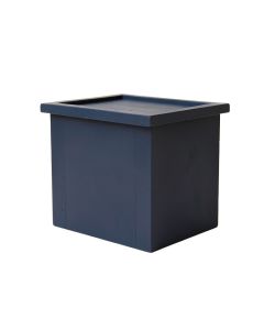 Elm Branch Closed Outdoor Storage Box - Navy (synthetic illustration; no displayed measurements)