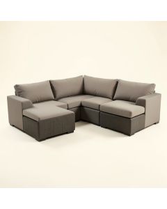 Arlington 3 Piece Sectional Seating Group With Cushions (synthetic illustration; no displayed measurements)