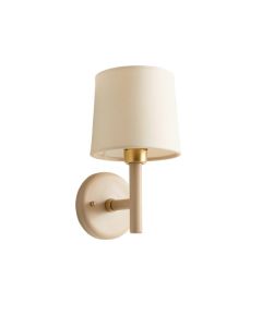 Vale Arc Wall Sconce Mounted On A Plain Wall - Beige (synthetic illustration; no displayed measurements)