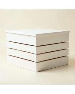 Ash Arc Closed Outdoor Storage Box (synthetic illustration; no displayed measurements)