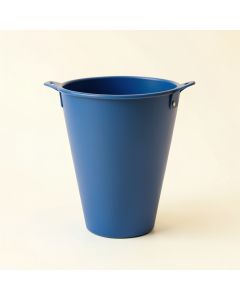 Elm Bluff Empty Railing Planter With Integral Brackets - Blue (synthetic illustration; no displayed measurements)