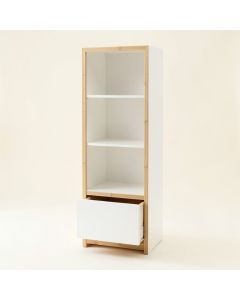 Fern Dale Narrow Cubby Tower - White (synthetic illustration; no displayed measurements)