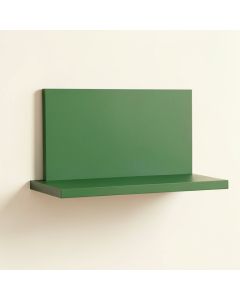 Sage Arc Wall-Mounted Shelf - Green (synthetic illustration; no displayed measurements)