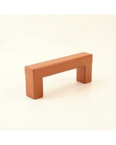 Harbor Canyon Cabinet Handle Without Packaging - Terracotta (synthetic illustration; no displayed measurements)