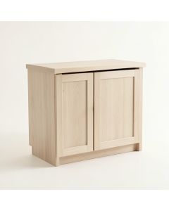 Oak Arc Freestanding Laundry Folding Counter - Beige (synthetic illustration; no displayed measurements)