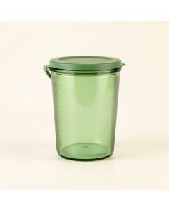 Aspen Crossing Storage Canister With Lid - Green (synthetic illustration; no displayed measurements)