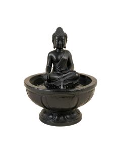 Resin Buddha Wall Fountain With Light