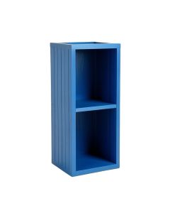 River Bend Narrow Cubby Tower - Blue (synthetic illustration; no displayed measurements)
