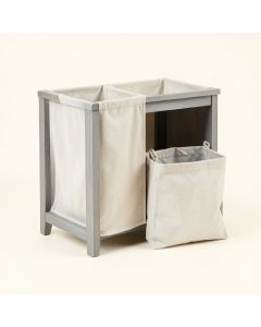 Summit Crossing Laundry Sorting Station With Plain Removable Bags - Gray (synthetic illustration; no displayed measurements)