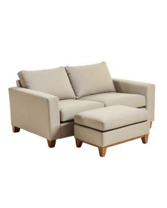 Hannes 82.3 '' Wide Linen Reversible Sleeper Sofa & Chaise With Ottoman (synthetic illustration; no displayed measurements)