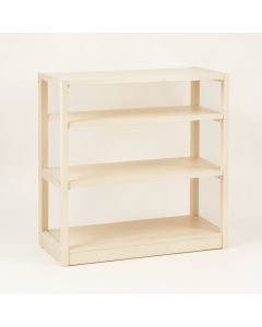 Birch Crest Empty Seed-Starting Shelving Unit Without Lights - Ivory (synthetic illustration; no displayed measurements)