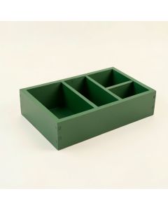 Meadow Bluff Empty Pantry Drawer Organizer Insert - Green (synthetic illustration; no displayed measurements)
